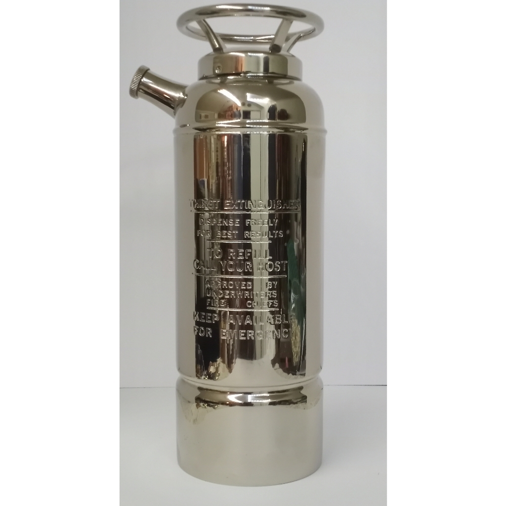 1930s Prohibition Thirst Extinguisher Cocktail Shaker Authentic Models Replica